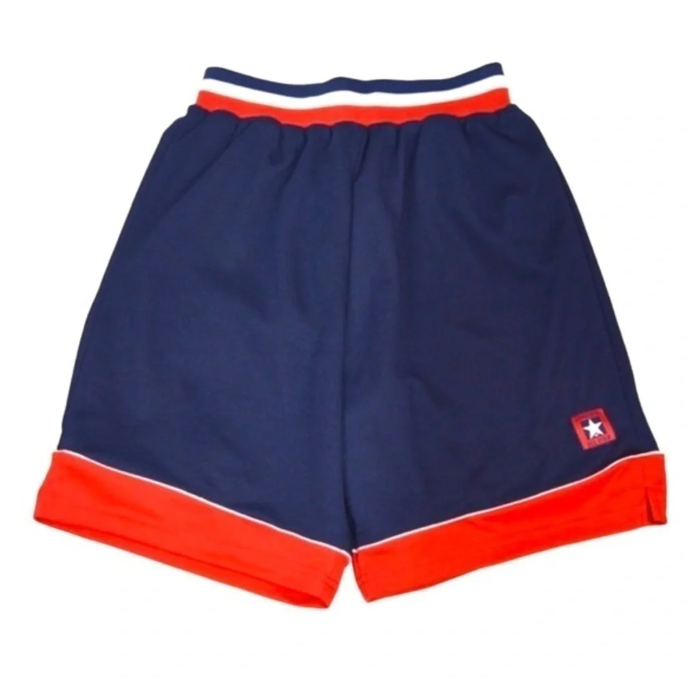 Boys Converse Chuck Taylor All Star Basketball Shorts, Red‎ White Blue - Medium